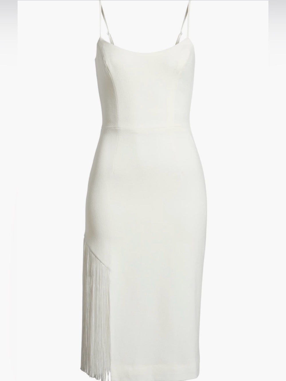 Dress The Population Rory Midi Dress Off White Size Small